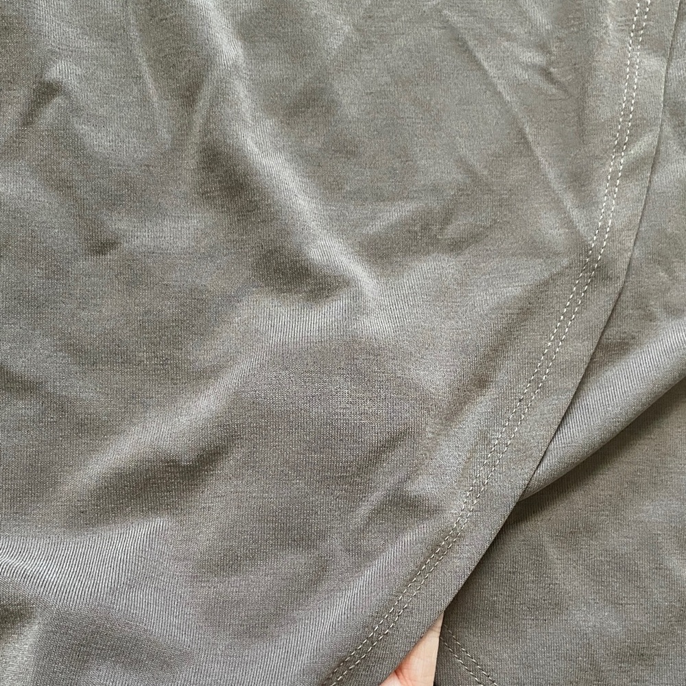 White House Black Market Washed Espresso Colored Wrap Skirt (NWT) - Picture 8 of 8